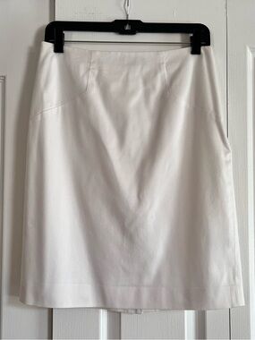 The Limited white lined pencil skirt 6
